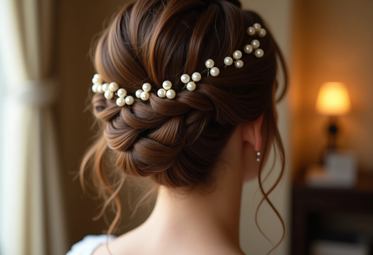 chignon mariée