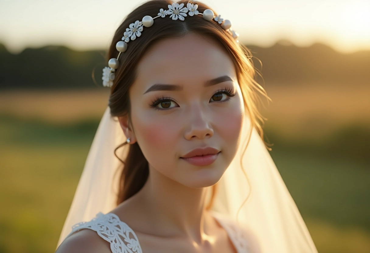 coiffure de mariée simple